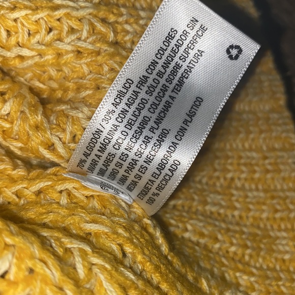 EUC Wild Fable Slouchy Gold Cardigan XS - Picture 10 of 13